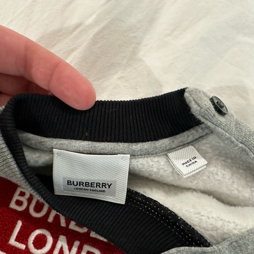 Authentic Burberry Sweatshirt (6months) - Picture 3 of 6
